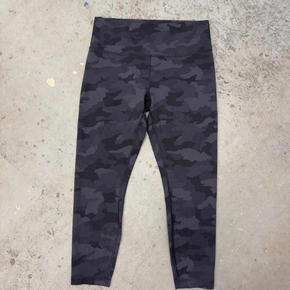 Lululemon Wunder Train High Rise 25 Leggings Camo Deep Coal Multi 14 W5CQNS